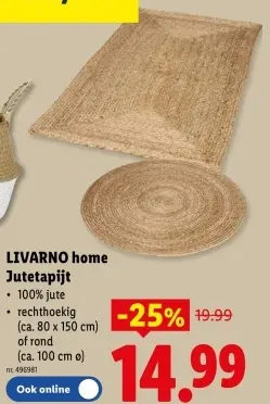 Promotie: Jutetapijt