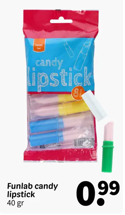 Promotie: Funlab candy lipstick