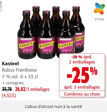 Offre: Kasteel Rubus Framboise