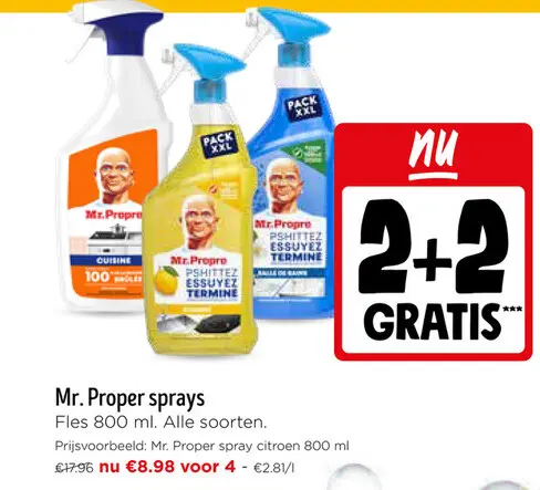 Promotie: Mr. Proper sprays