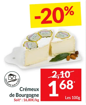 Offre: Crémeux de Bourgogne