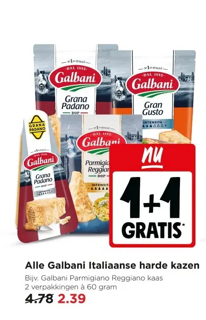 Aanbieding: Alle Galbani Italiaanse harde kazen