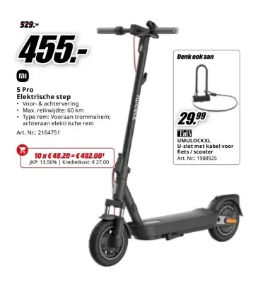 Aanbieding: 5 Pro Elektrische step