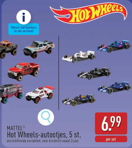Promotie: Hot Wheels-autootjes