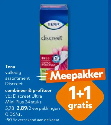 Promotie: Discreet Ultra Mini Plus