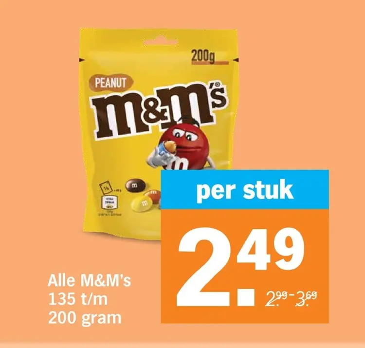 Aanbieding: Alle M&M's 