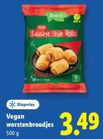 Aanbieding: Vegan worstenbroodjes