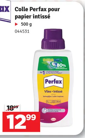 Offre: Colle Perfax pour papier intissé