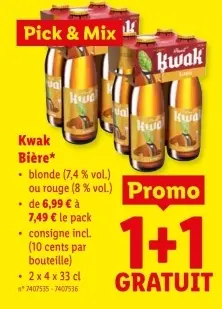 Offre: Kwak Bière