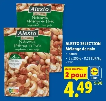 Offre: Mélange de noix