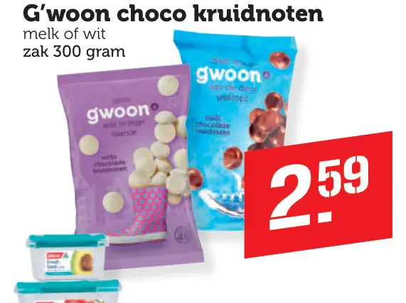 Aanbieding: G'woon choco kruidnoten