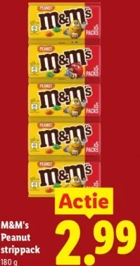 Aanbieding: Peanut strippack