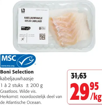 Promotie: Kabeljauwhaasje