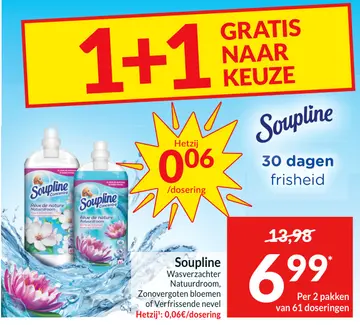 Aanbieding: Soupline Wasverzachter Natuurdroom