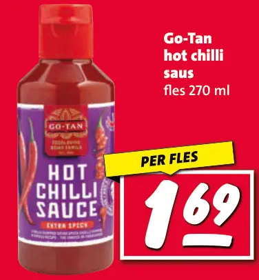 Aanbieding: hot chilli saus