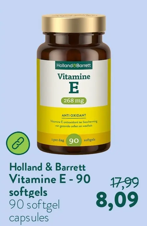 Aanbieding: Vitamine E - 90 softgels