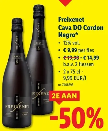 Promotie: Cava DO Cordon Negro