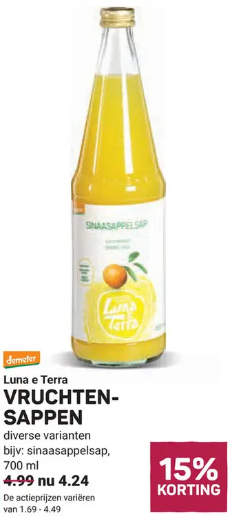 Aanbieding: Vruchtensappen