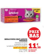 Offre: Repas pour chat adulte