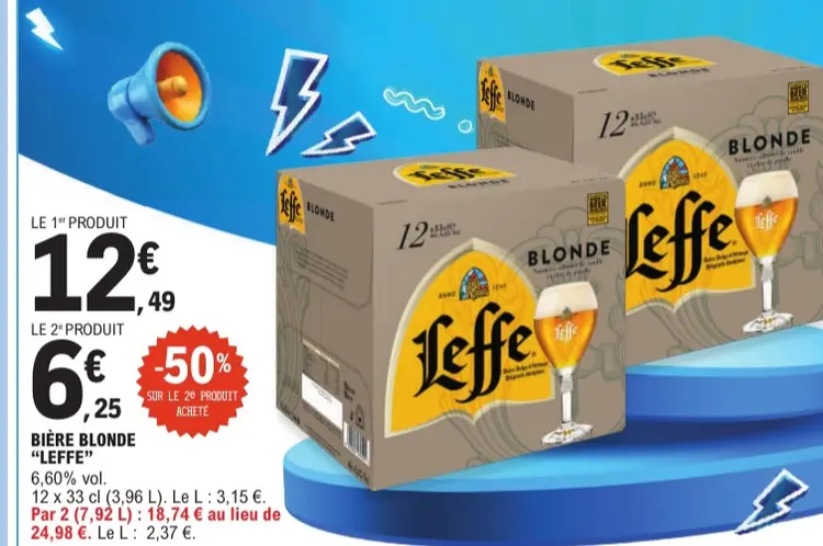 Promotie: Bière blonde "Leffe"
