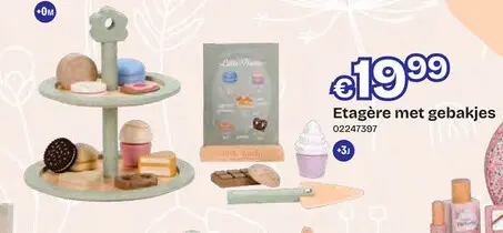 Aanbieding: Etagère met gebakjes