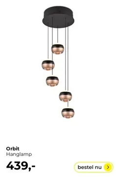 Aanbieding: Orbit Hanglamp