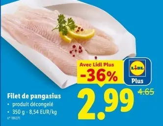 Offre: Filet de pangasius