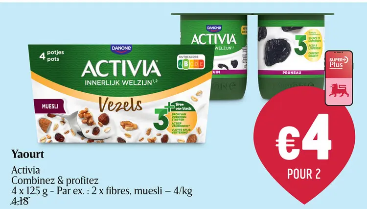 Offre: Yaourt Activia