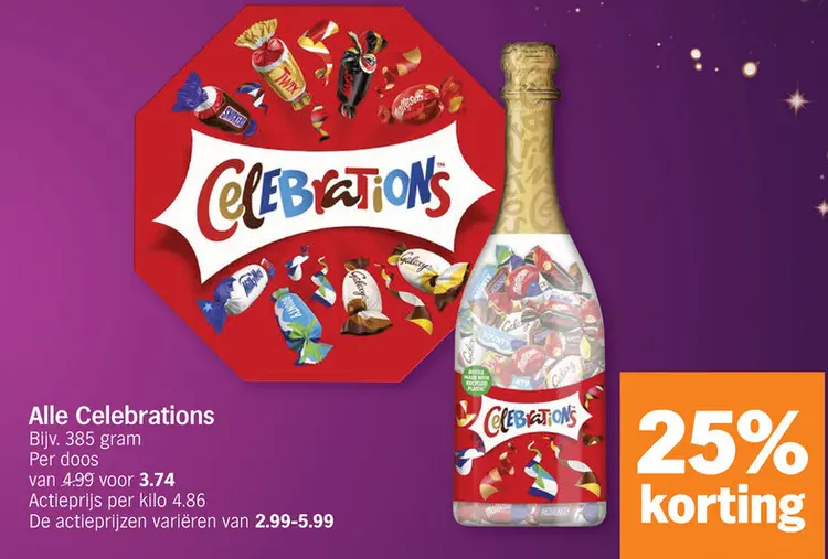 Promotie: Celebrations