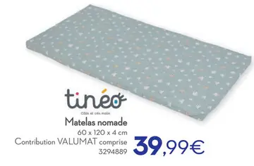 Offre: Matelas nomade