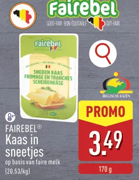 Promotie: Kaas in sneetjes