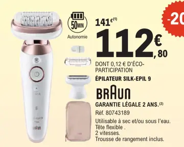 Aanbieding: ÉPILATEUR SILK-EPIL 9