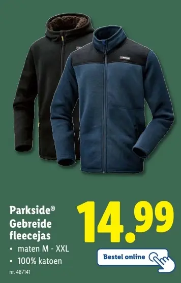 Aanbieding: Gebreide fleecejas