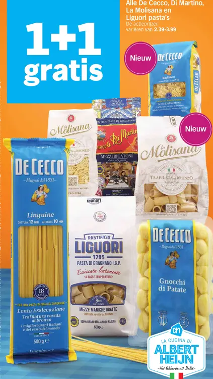 Aanbieding: Pasta's