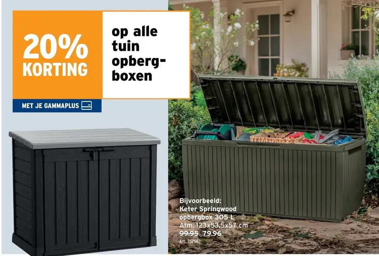 Promotie: Springwood opbergbox