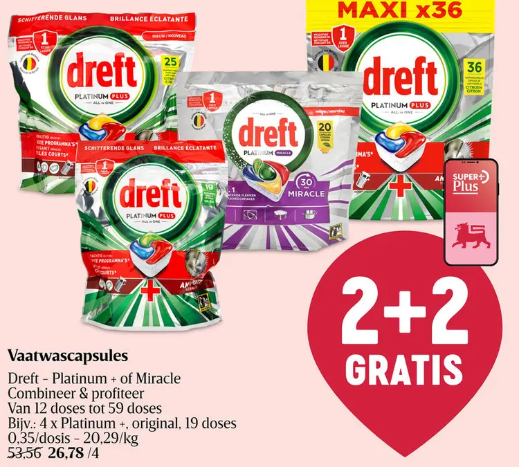 Promotie: Vaatwascapsules