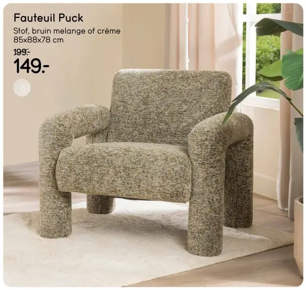 Aanbieding: Fauteuil Puck