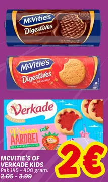Aanbieding: McVitie's or Verkade Kids