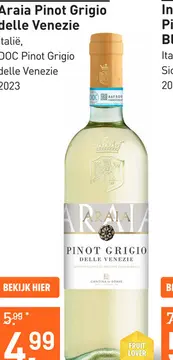 Aanbieding: Araia Pinot Grigio delle Venezie
