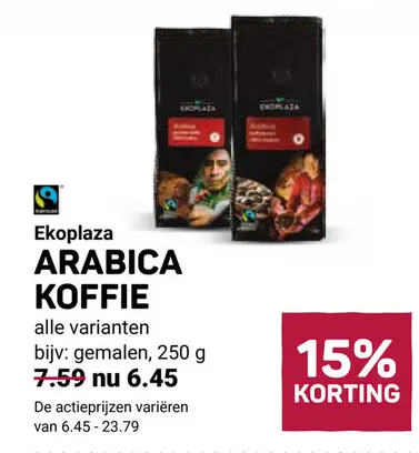 Aanbieding: Arabica koffie