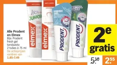 Aanbieding: Alle Prodent en Elmex
