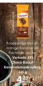Aanbieding: Verkade XXL Choco Biscuit Karamelsmaakvulling