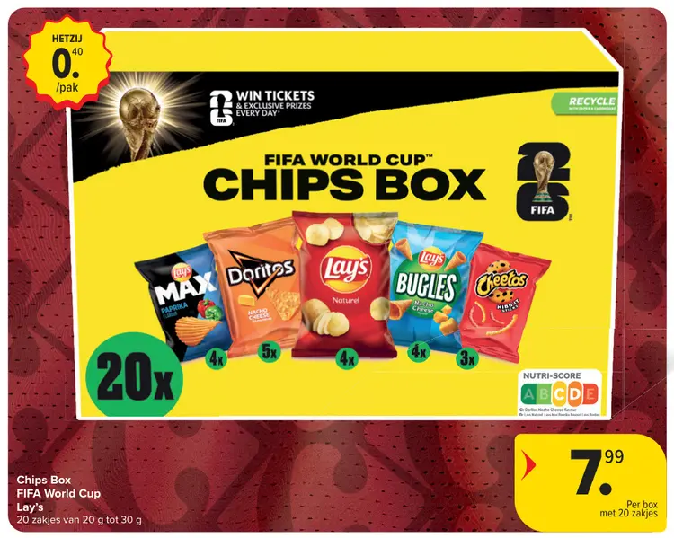 Promotie: Chips Box FIFA World Cup