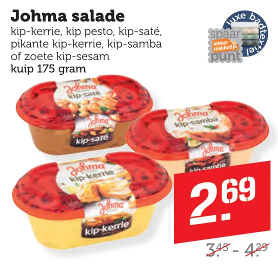Aanbieding: Johma salade