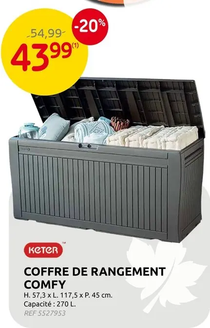 Offre: Coffre de rangement Comfy