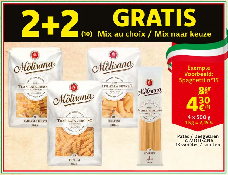 Offre: Pâtes / Deegwaren