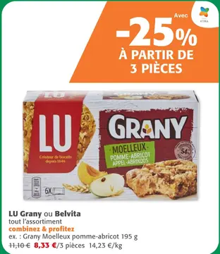 Offre: LU Grany ou Belvita