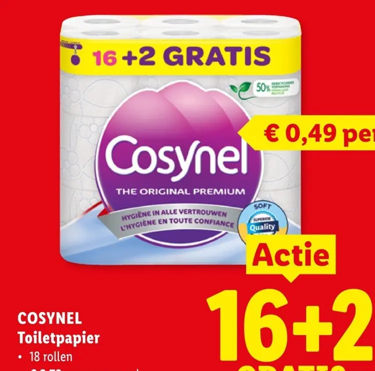 Promotie: Toiletpapier
