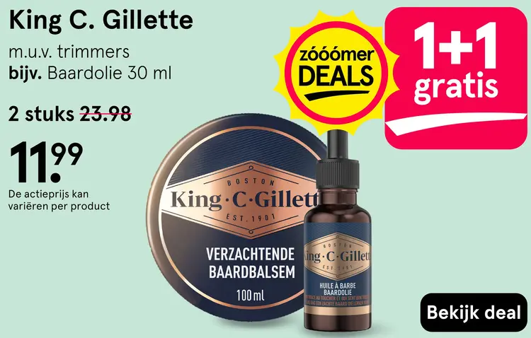 Aanbieding: King C. Gillette