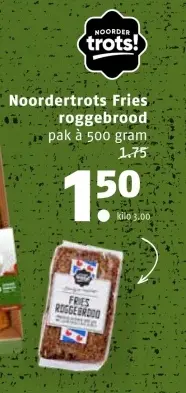 Aanbieding: Noordertrots Fries roggebrood